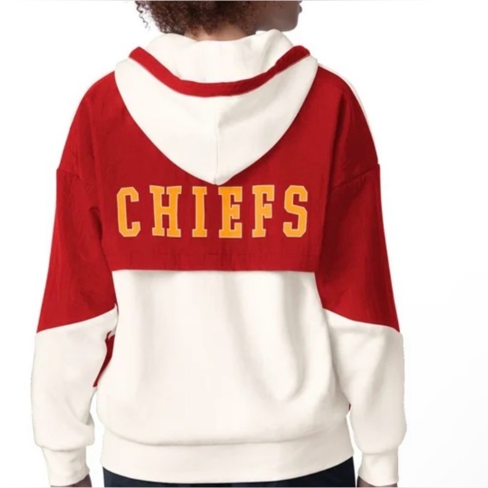 Kansas City Chiefs Scrimmage Full-Zip Hoodie from Starter Size Medium